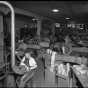 Black and white photograph of the making artificial limbs at Minneapolis Artificial Limb Company, Minneapolis, 1945.