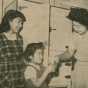 Mrs. Thomas Yamazaki with her daughters Luanne (left) and Aveline (right) at the St. Paul Resettlement Hostel