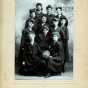 Black and white photograph of the women's basketball team, 1904. 