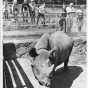 Photograph of a rhinoceros at the Lake Superior Zoo