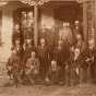 Survivors members of Company F, Sixth Minnesota Volunteer Infantry at the home of Captain Horace B. Wilson at Red Wing.