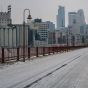 Stone Arch Bridge in winter