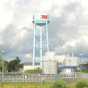 3M factory water tower, ca. 2001. Water towers were a visible part of 3M’s large factory facilities. This water tower was located in Gorseinon, Wales, United Kingdom. Photograph by Wikimedia Commons user Nigel Davies.