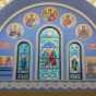 Color image of a side wall of St. Mary's Orthodox Cathedral sanctuary after renovation, 2015.