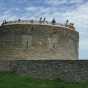 Color image of the Fort Snelling Round Tower, 2016. Photograph by Paul Nelson. 