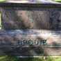 Color image of a Morton gneiss headstone in St. Paul’s Oakland Cemetery, 2016. Photograph by Paul Nelson.