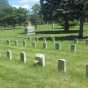 Color image of the military plot at Pioneers and Soldiers Memorial Cemetery in Minneapolis, 2016. Photographed by Paul Nelson.