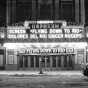 Photograph of the Orpheum Theatre, c.1930, as it appeared when the Andrews Sisters won a talent contest that launched them on the vaudeville circuit.  