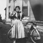 Woman with a bicycle