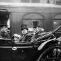 President William Howard Taft in an automobile with Governor Adolph O. Eberhart