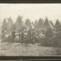 Black and white photograph of the confirmation of Dakota at Fort Snelling, 1863.