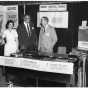 Restaurant trade-show booth for Howard’s Industrial Catering displaying patented heated food carriers, ca. 1960s. Photo by H. M. Schwang Photo Company. Oscar C. Howard papers, 1945–1990, Cafeteria and Industrial Catering Business, Manuscripts Collection, Minnesota Historical Society.