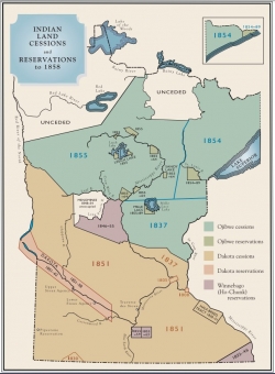 washington indian reservations map
