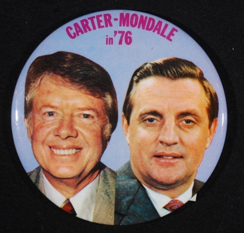 Carter–Mondale campaign button