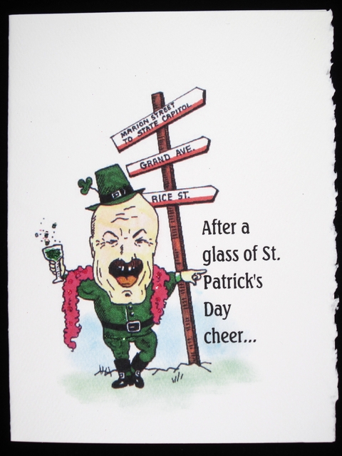 Jesse Ventura St. Patrick’s Day card