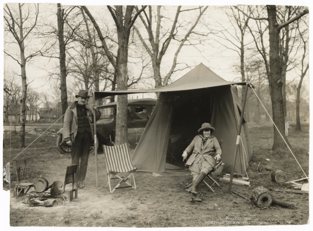 Camp site at Cherokee Park, 1924