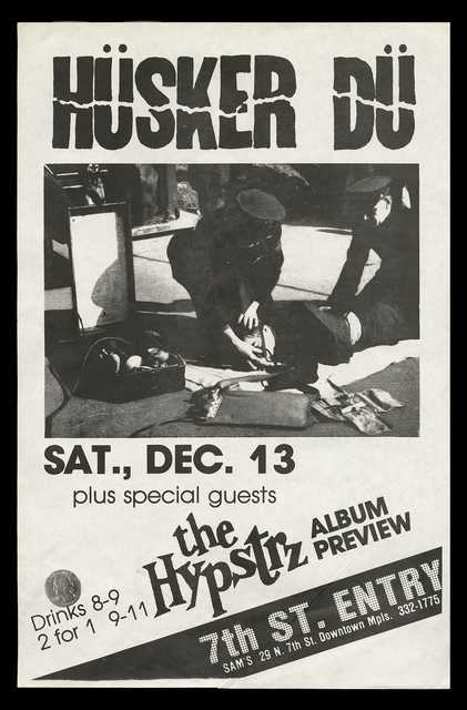 Hüsker Dü poster | MNopedia