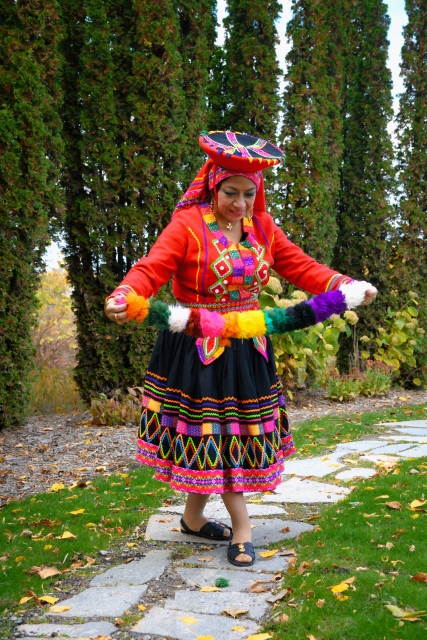 Valicha dance attire from Cusco, Peru