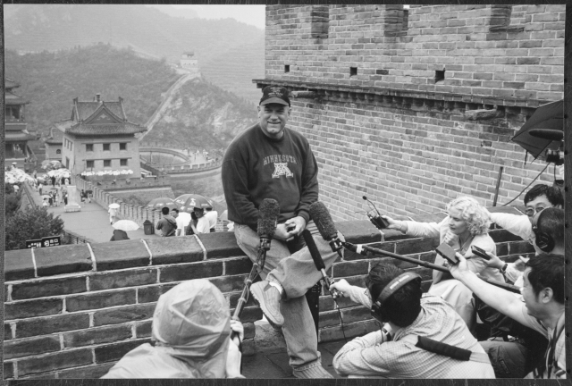 Governor Jesse Ventura at the Great Wall of China