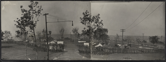 Cherokee Heights tourist camp panorama, ca. 1925