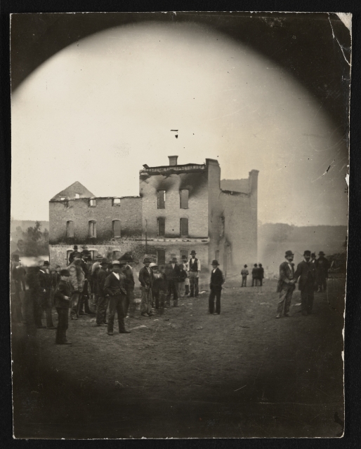 Ruins of Washburn A Mill after explosion, Minneapolis