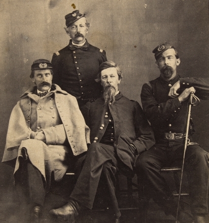 General Alfred Sully and staff | MNopedia