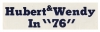 Hubert Humphrey and Wendell Anderson bumper sticker