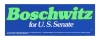 Rudy Boschwitz campaign bumper sticker, 1978