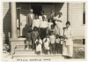 Black and white photograph of children on steps of Phyllis Wheatley House, ca. 1925.