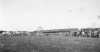 Black and white photograph of the grandstand at the Murray County Fair in Slayton, 1925.