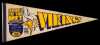 "Farewell to the Met" Minnesota Vikings pennant, 1981.