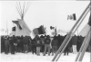 AIM members observing the twenty-fifth anniversary of the Wounded Knee occupation