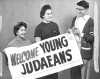 Black and white photograph of Young Judea convention at Sons of Jacob.