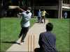 Photograph of cricket game at MAcalester College, 2000