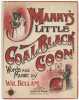 Blackface minstrel sheet music written by Walter Bellam. Published by Joseph E. Frank in Minneapolis, Minnesota. From the Minnesota Historical Society sheet music collection, St. Paul.