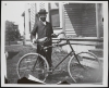 Man with bicycle