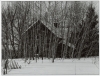 Matt and Kaisa Hill farmhouse in snow