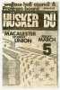 Photograph of early Hüsker Dü handbill, Macalester Student Union, 1982