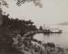 Black and white photograph of the steamer Ethel Howard, 1898. The Ethel Howard, shown here at Central Point, delivered the bodies of victims of the sinking of the Sea Wing to Red Wing in 1890. 