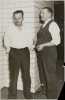 Arthur “Doc” Barker, left, with jailer, William Gates