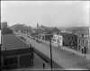 A street scene of First Street South in Minneapolis, where the First Street Red Light District was. Photograph by C. J. Hibbard, ca. 1895.