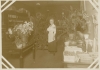 Carrie H. Lippincott in her flower shop