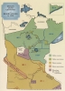 Color map of Indian Land Cessions and Reservations in Minnesota to 1858