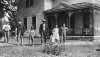 Black and white photograph of the Mainquist farm house, Rockford Township, Wright County, ca. 1920.