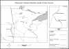 Map of Minnesota's western boundary south of Lake Traverse.