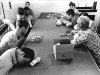 Inmates in a recreation room