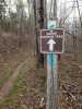 Grand Portage Trail sign inside Jay Cooke State Park