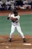  Kirby Puckett squares away in this at-bat in the Metrodome. He would go on to hit .357 in the Series.