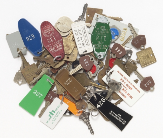 Hotel keys “acquired” by Chris Mars