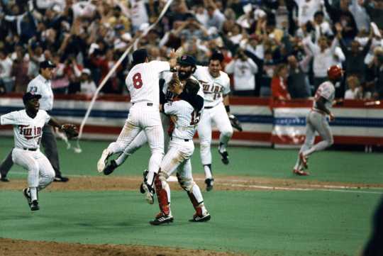 Minnesota Twins at St. Louis Cardinals, 1987 World Series Game 4, October  21, 1987 